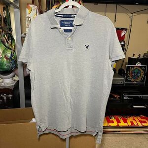 American Eagle Outfitter's Vintage Fit Men's: XL‎ Gray Polo